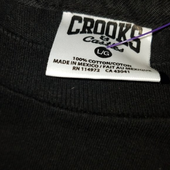 Crooks And Castles Medusa T-Shirt | Large - Picture 3 of 3